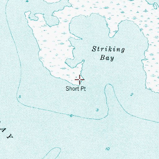 Topographic Map of Short Point, NC