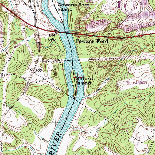 Topographic Map of Sifford Island, NC