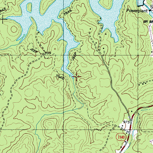 Topographic Map of Silver Creek, NC