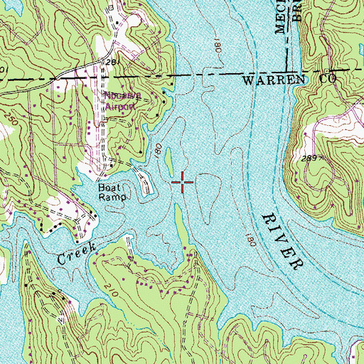 Topographic Map of Sixpound Creek, NC