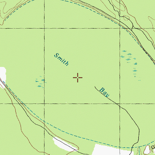 Topographic Map of Smith Bay, NC
