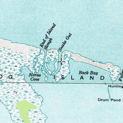 Topographic Map of Snake Gut, NC