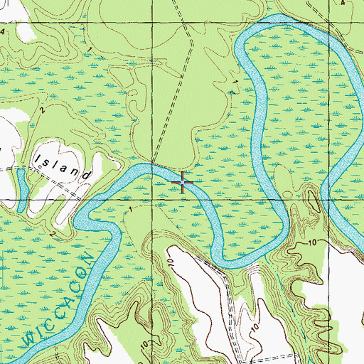 Topographic Map of Snell Lodge, NC