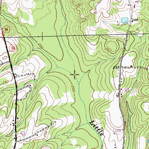 Topographic Map of Snipes Creek, NC