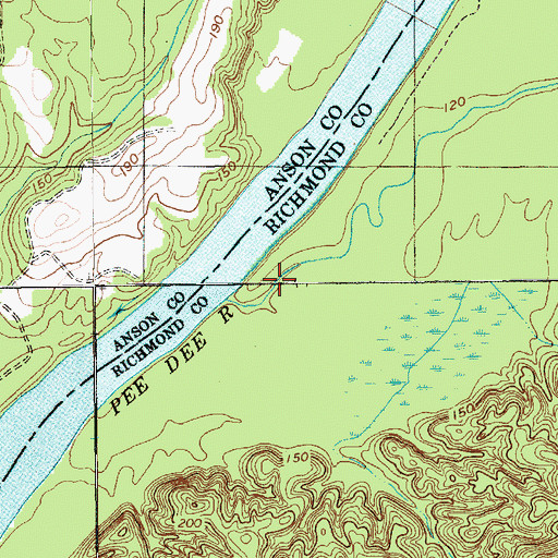 Topographic Map of Solomons Creek, NC
