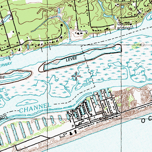 Topographic Map of Spring Branch, NC
