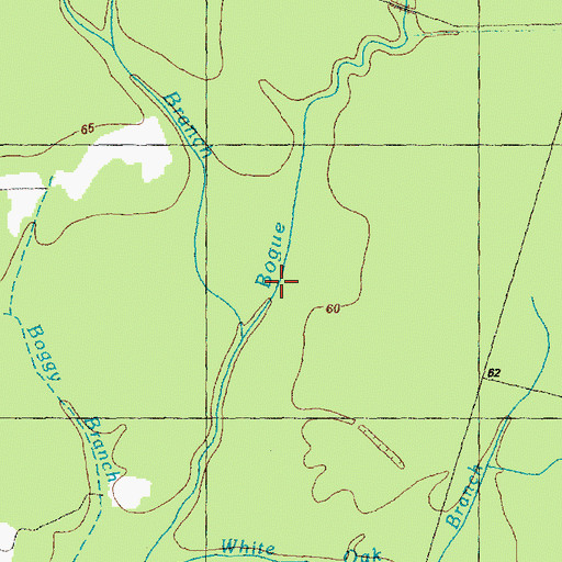 Topographic Map of Spring Branch, NC