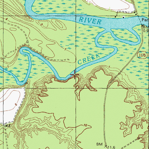 Topographic Map of Spring Lodge, NC