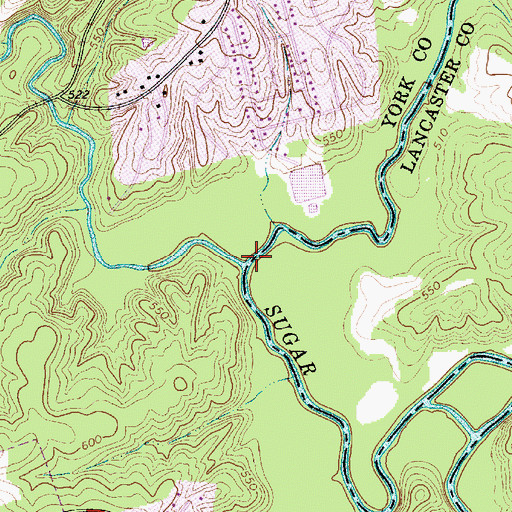 Topographic Map of Steele Creek, NC
