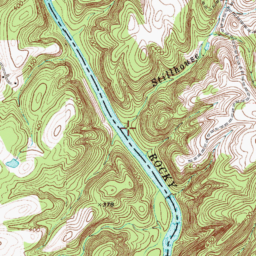 Topographic Map of Stillhouse Branch, NC