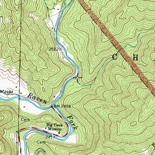 Topographic Map of Stillwell Creek, NC