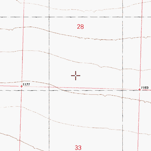Topographic Map of Ranegras Plain, AZ