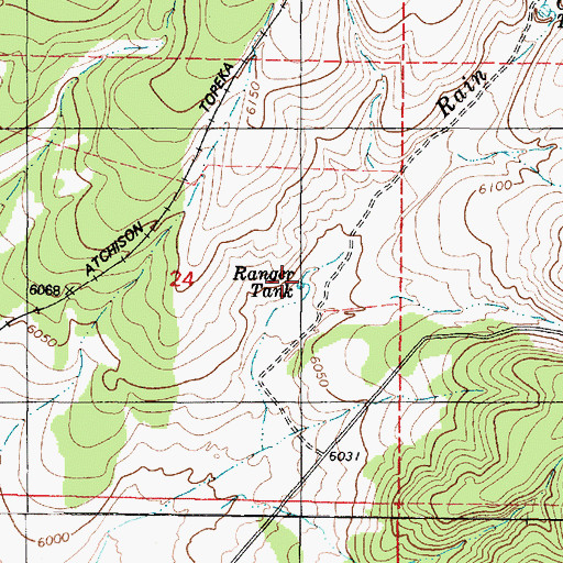 Topographic Map of Ranger Tank, AZ