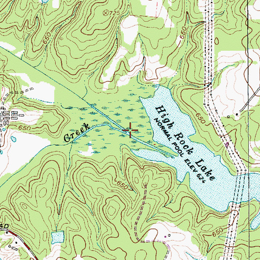 Topographic Map of Town Creek, NC