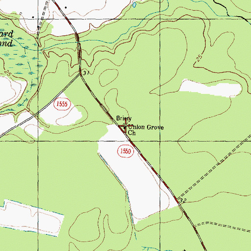 Topographic Map of Union Grove Church, NC