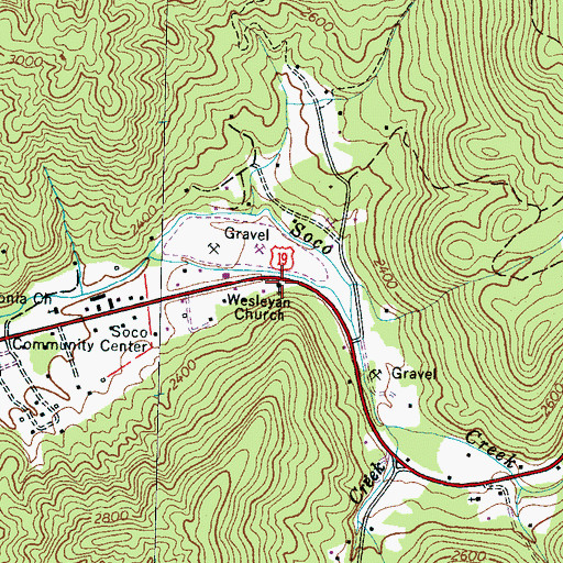 Topographic Map of Wesleyan Church, NC