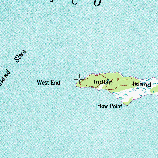 Topographic Map of West End, NC