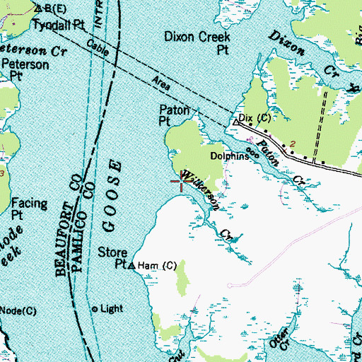 Topographic Map of Wilkerson Creek, NC