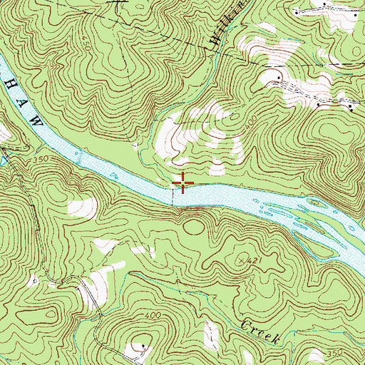 Topographic Map of Wilkinson Creek, NC