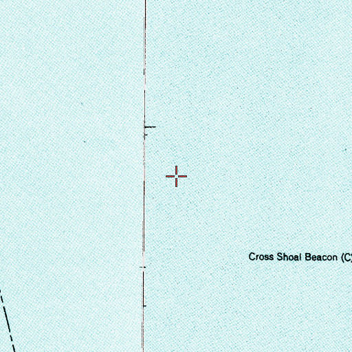 Topographic Map of Austin Reef, NC