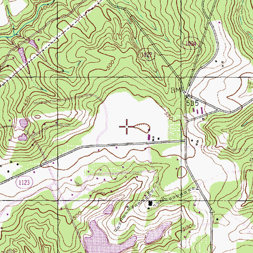 Topographic Map of Foxfire Country Club Airpark (historical), NC