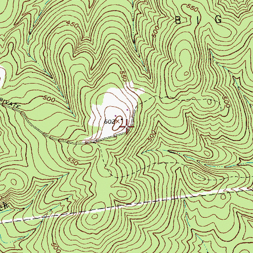 Topographic Map of American Telephone and Telegraph Company Airport (historical), NC