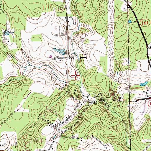 Topographic Map of Neville Airport (historical), NC