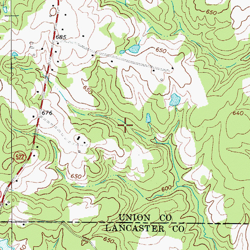 Topographic Map of Perry Lake, NC