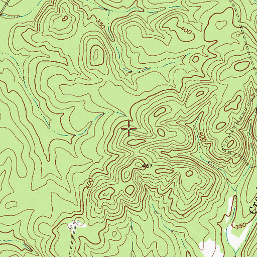 Topographic Map of White Store Lake, NC