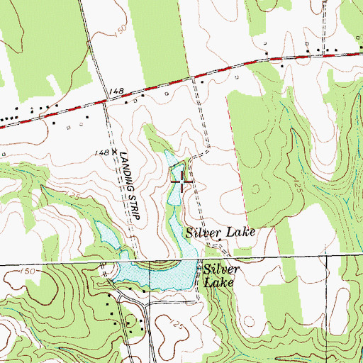 Topographic Map of Larry McCullen Pond, NC