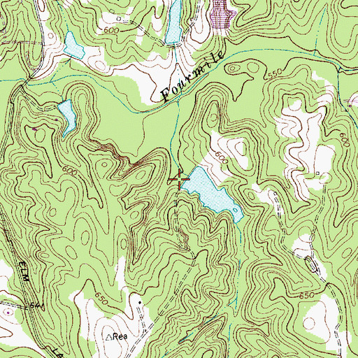 Topographic Map of Mitchell Dam Number Six, NC
