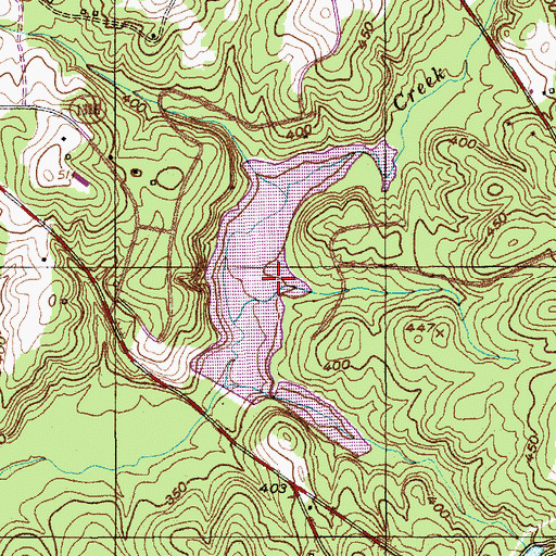 Topographic Map of Rankin Pond, NC
