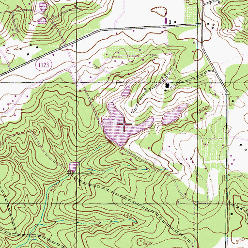 Topographic Map of Lake McKenzie, NC