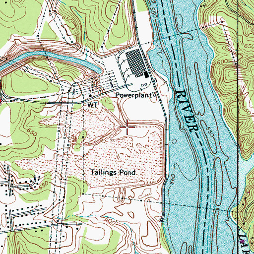 Topographic Map of Noname, NC