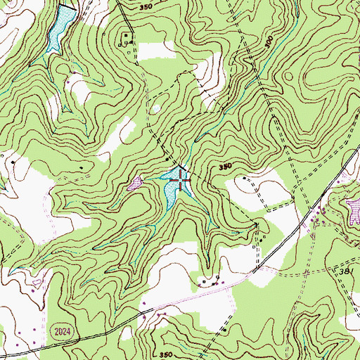 Topographic Map of Forrest Lake, NC