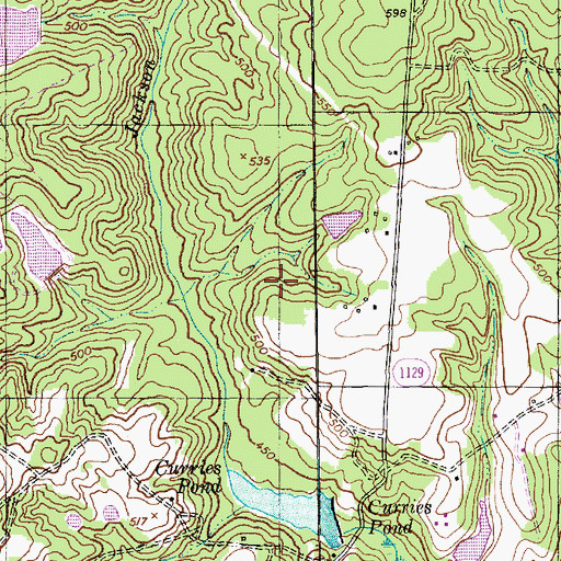 Topographic Map of Phillip Bengston Dam Number Two, NC