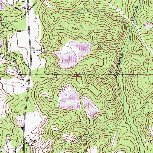 Topographic Map of Phillip Bengston Dam Number One, NC