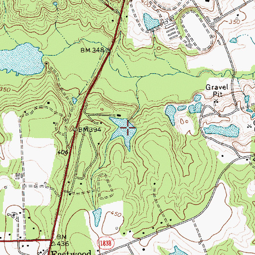 Topographic Map of Long Leaf Lake, NC