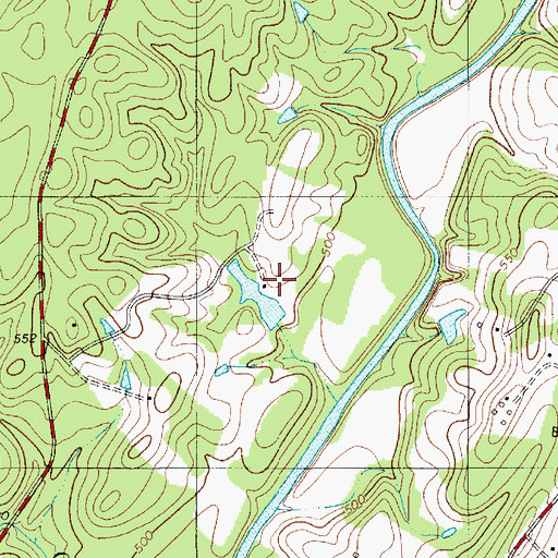Topographic Map of Pharrs Lake Dam, NC