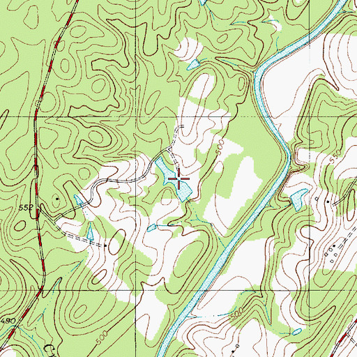 Topographic Map of Pharrs Lake, NC