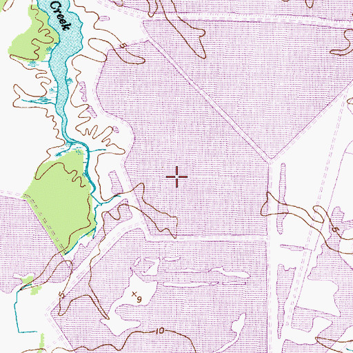Topographic Map of T G Clay Pond Dam Number Three, NC