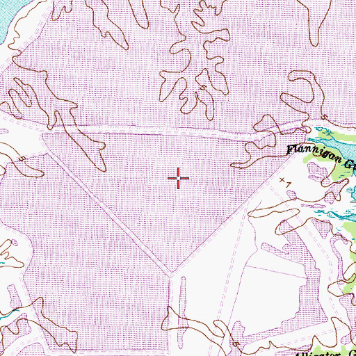 Topographic Map of T G Clay Pond, NC