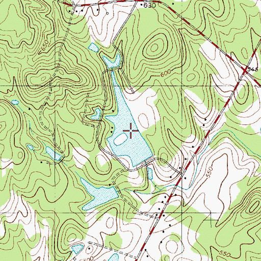 Topographic Map of Furr Lake, NC
