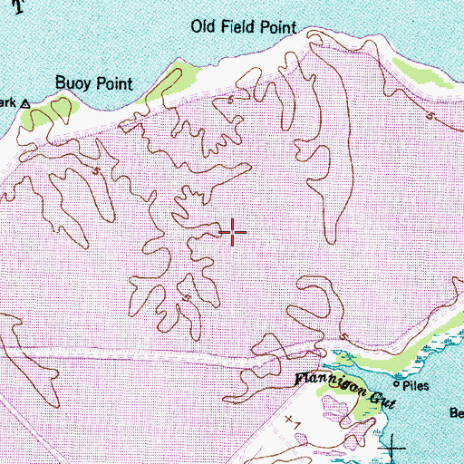 Topographic Map of T G Slimes Pond Dam Number One, NC