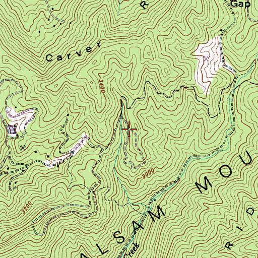 Topographic Map of Hodge Dam, NC