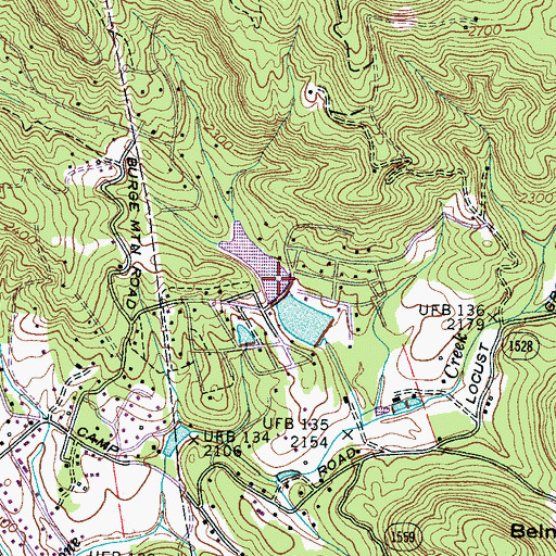 Topographic Map of Beech Lake, NC