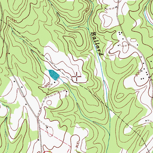 Topographic Map of Quinlen Lake, NC