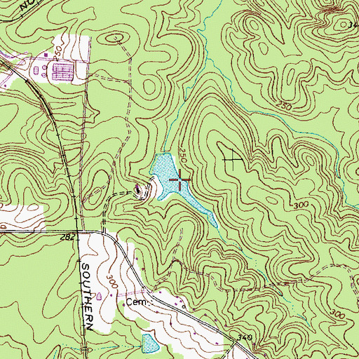 Topographic Map of Sky View Lake, NC