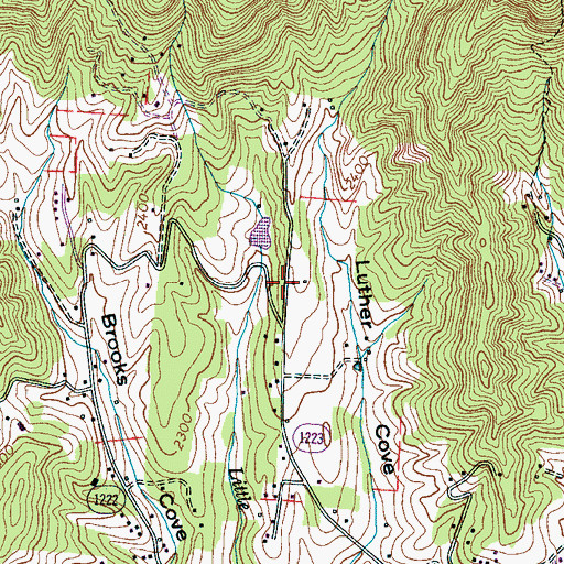 Topographic Map of Thrash Dam, NC