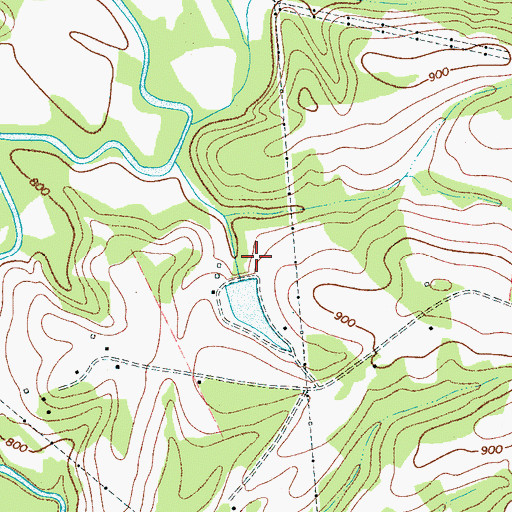Topographic Map of Bel-Air Pond Dam, NC